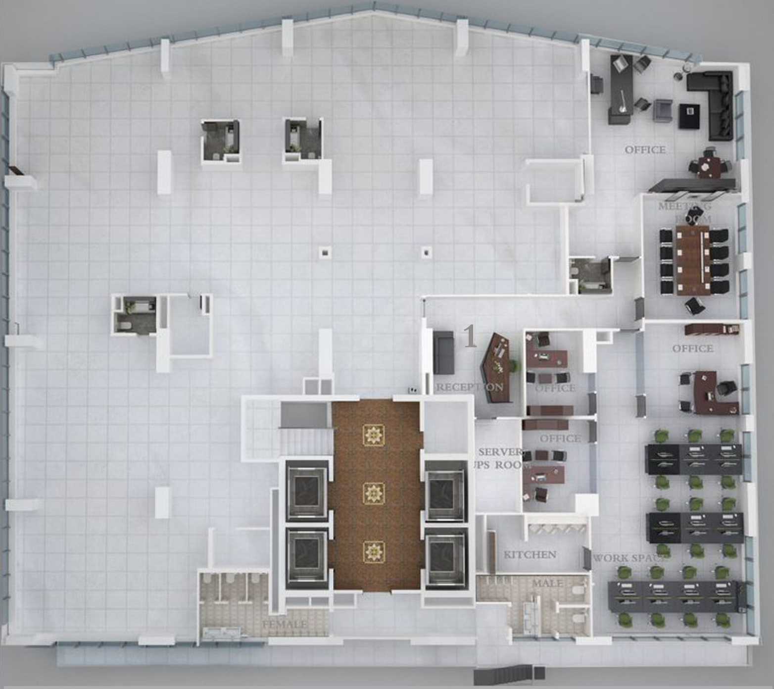 Option 1 (Office 1)