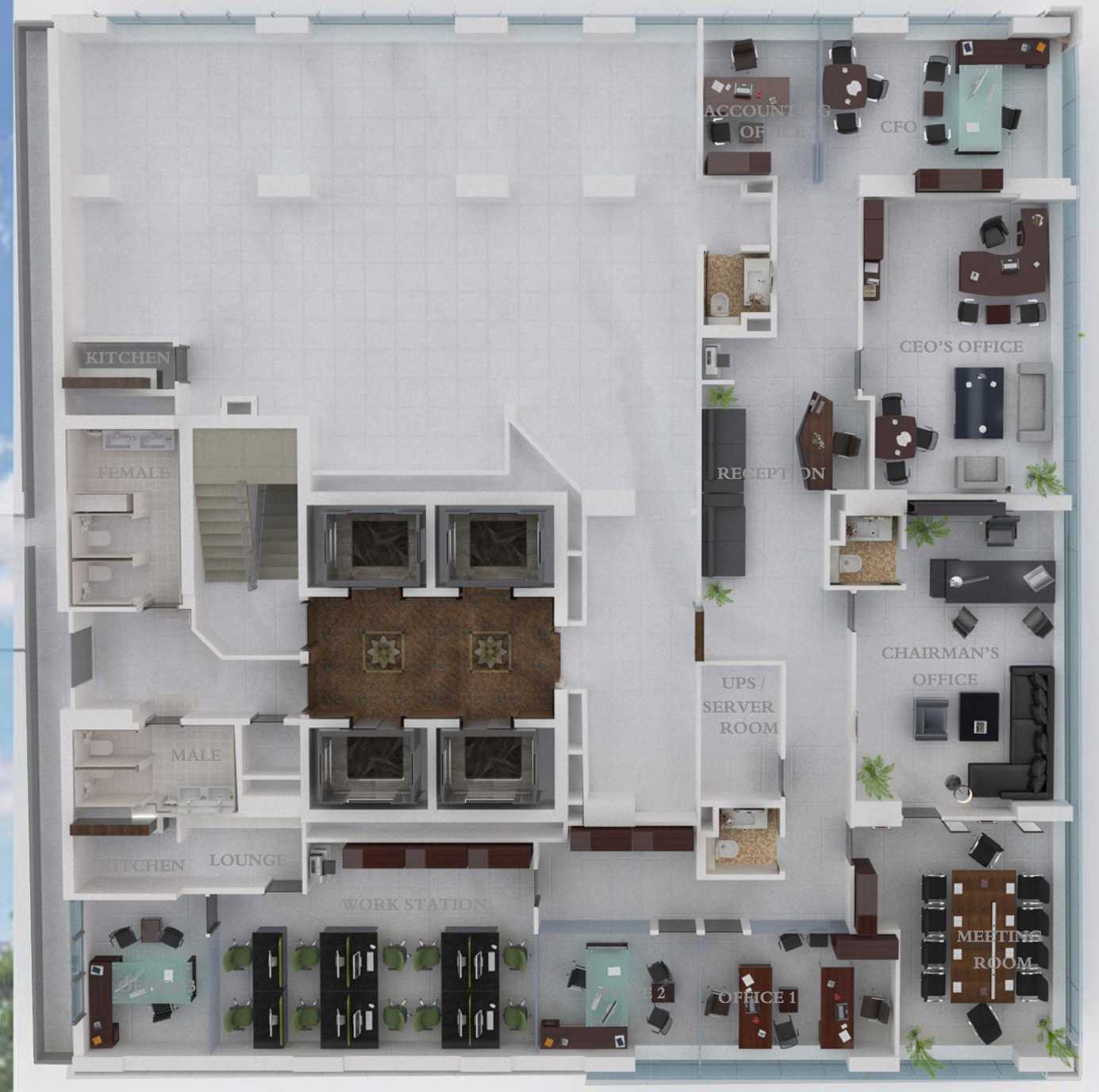 Option 4 (Office 1 & 2)