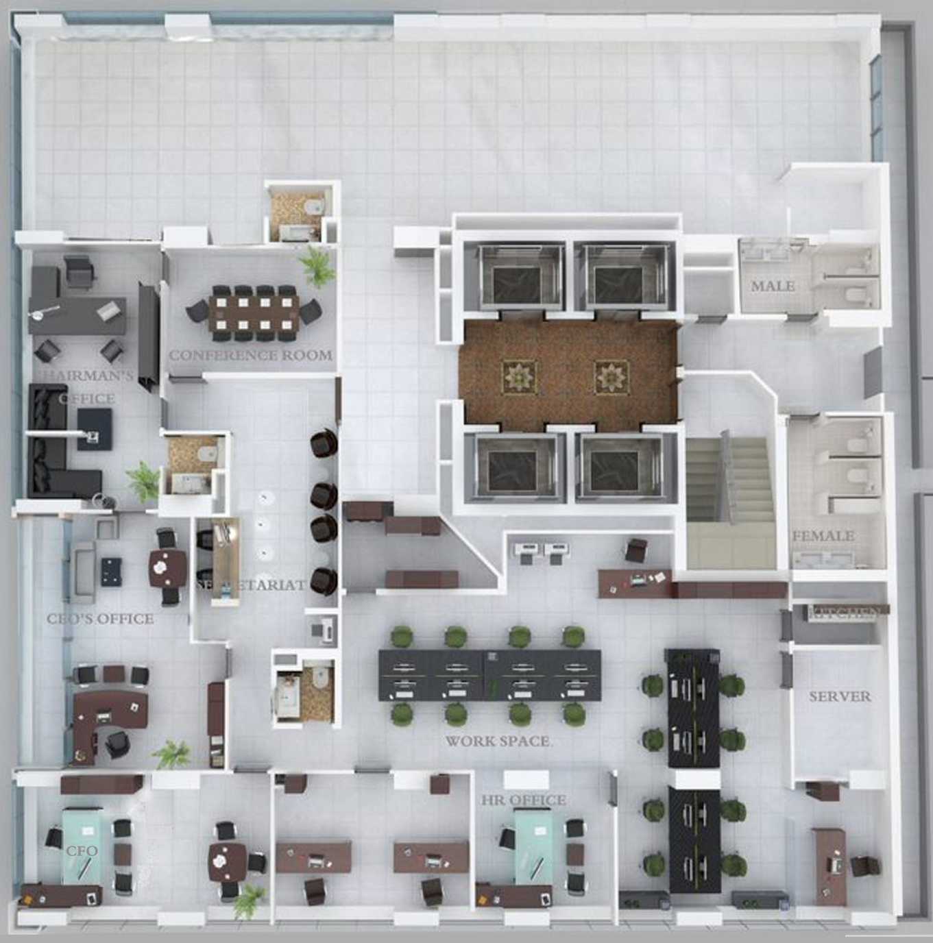 Option 5 (Office 2 & 3)